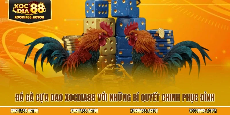 Đá Gà Cựa Dao XOCDIA88 Với Những Bí Quyết Chinh Phục Đỉnh